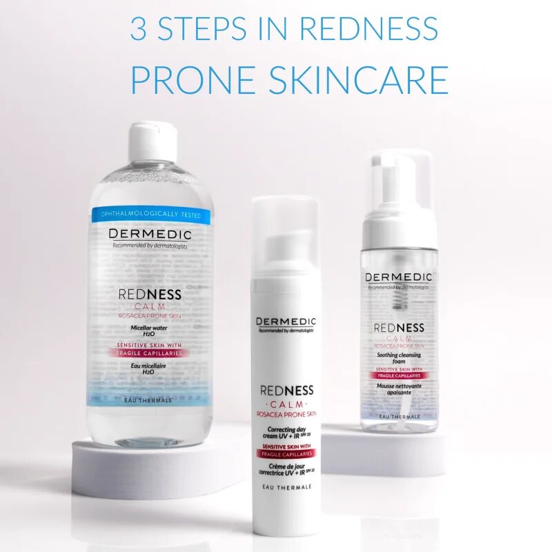 Dermedic Redness Calm micelární voda pro citlivou pleť se sklonem ke zčervenání 500 ml