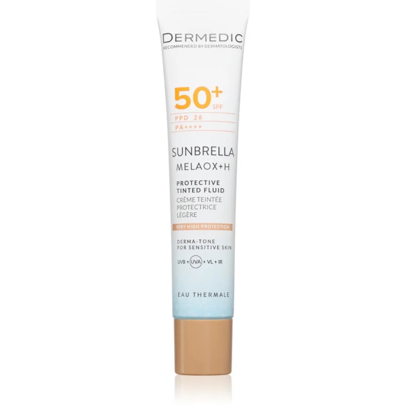 Dermedic Sunbrella Protective Tinted Fluid ochranný tónovací krém na obličej SPF 50+ 40 ml