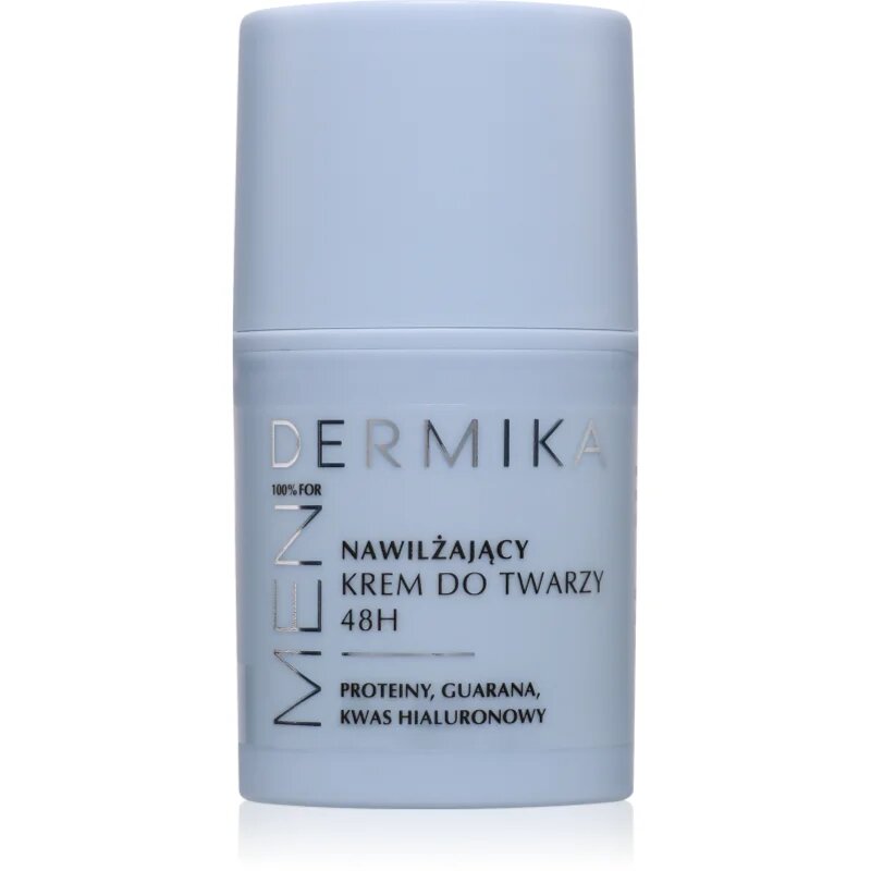 Dermika 100% for Men 48H hydratační krém na obličej pro muže 50 ml