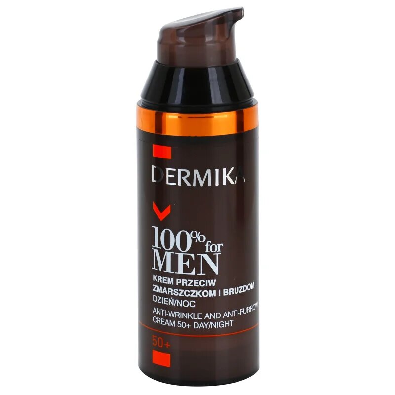 Dermika 100% for Men krém proti hlubokým vráskám 50+ 50 ml