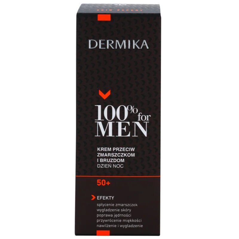 Dermika 100% for Men krém proti hlubokým vráskám 50+ 50 ml