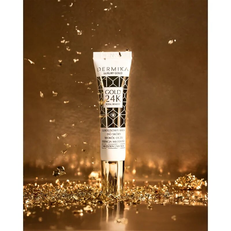 Dermika Luxury Gold omlazující krém na oční okolí 15 ml