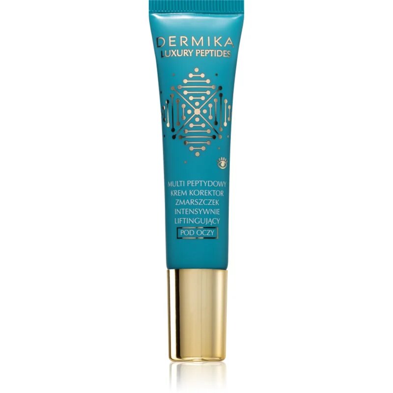Dermika Luxury Peptides liftingový oční krém proti vráskám 15 ml
