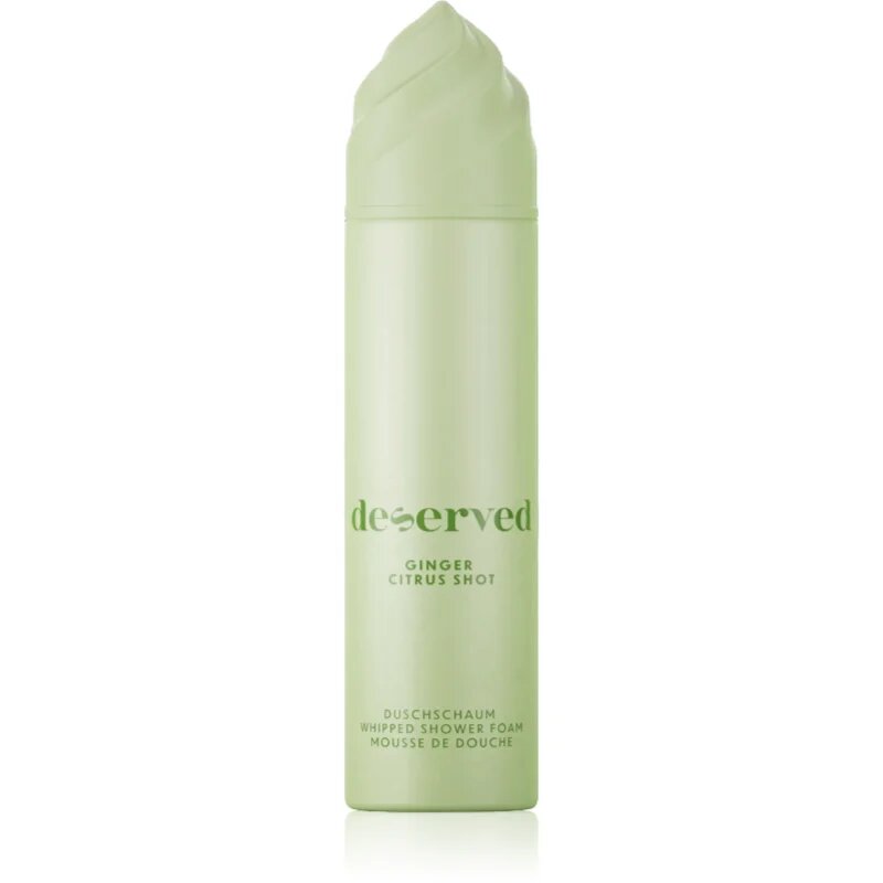 DESERVED Whipped Shower Foam Ginger Citrus Shot sprchová pěna na tělo 250 ml