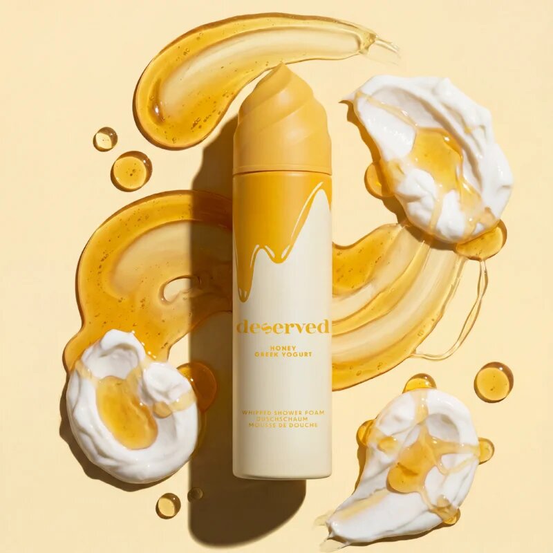 DESERVED Whipped Shower Foam Honey Greek Yogurt sprchová pěna na tělo 250 ml