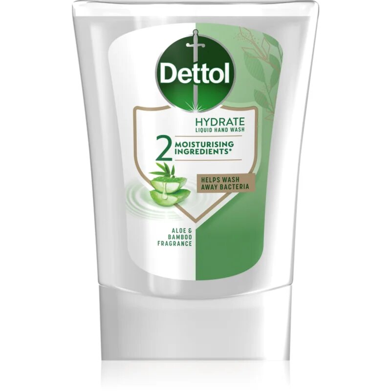 Dettol Hydrate Liquid Hand Wash náplň do bezdotykového dávkovače mýdla Aloe Vera 250 ml