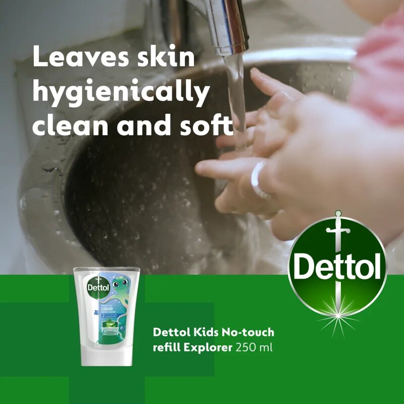 Dettol Soft on Skin Kids Explorer Power náplň do bezdotykového dávkovače mýdla 250 ml