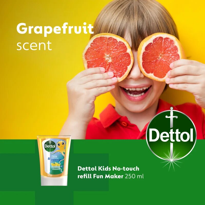 Dettol Soft on Skin Kids Fun Maker náplň do bezdotykového dávkovače mýdla 250 ml