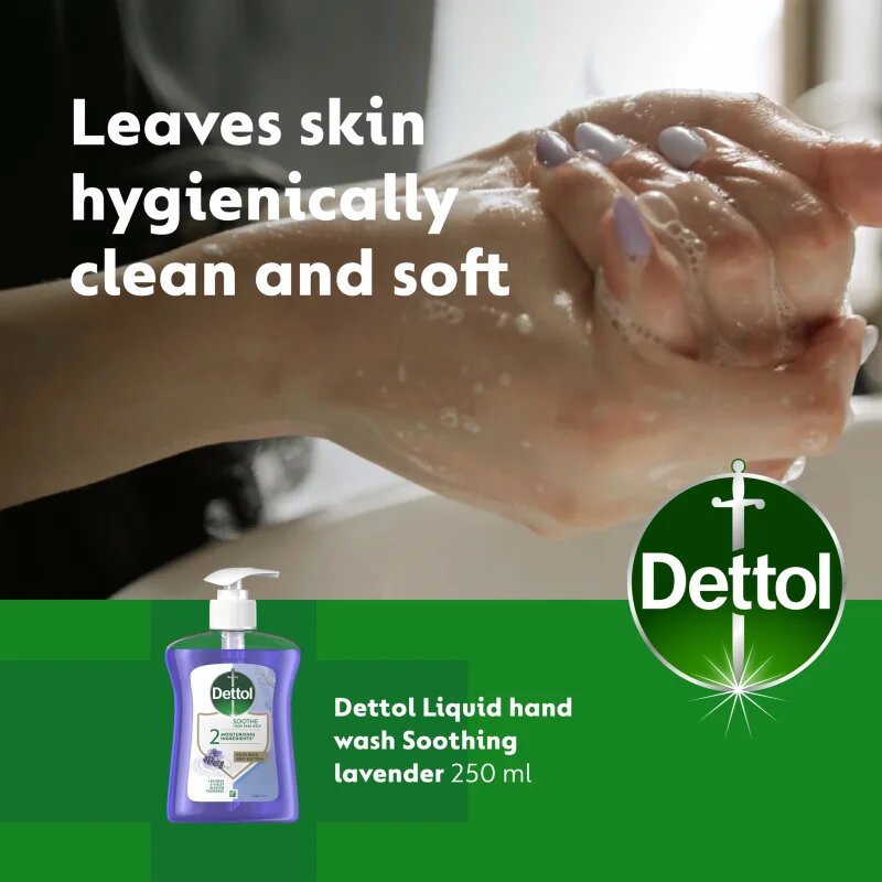 Dettol Soft on Skin Lavender tekuté mýdlo na ruce 250 ml