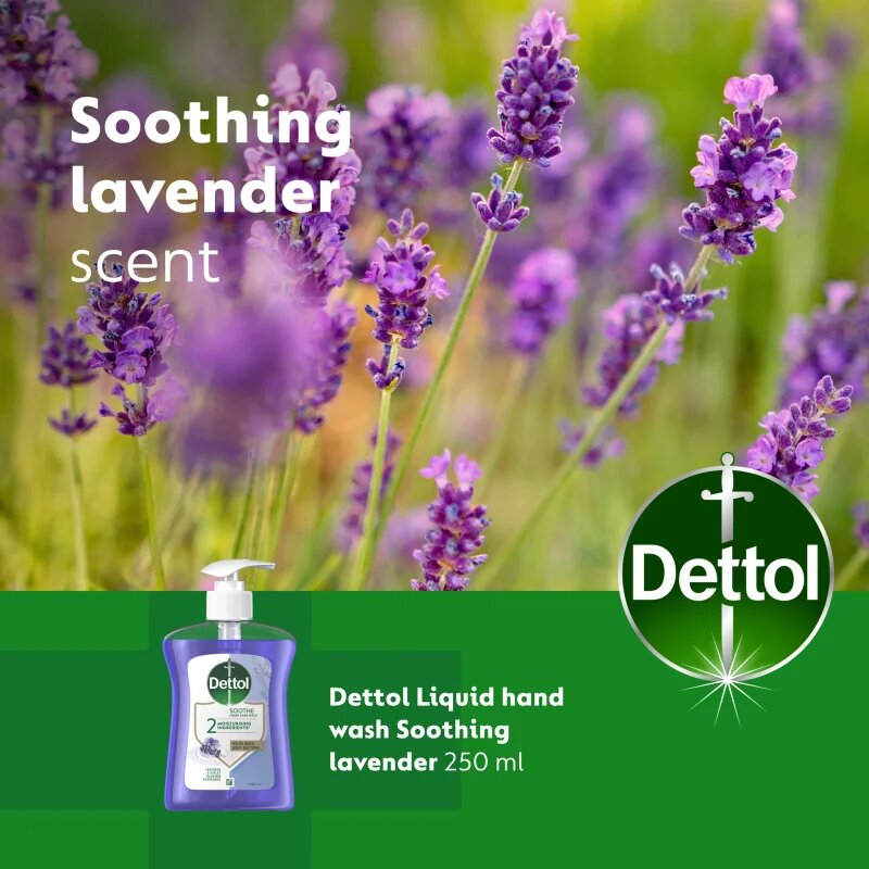 Dettol Soft on Skin Lavender tekuté mýdlo na ruce 250 ml