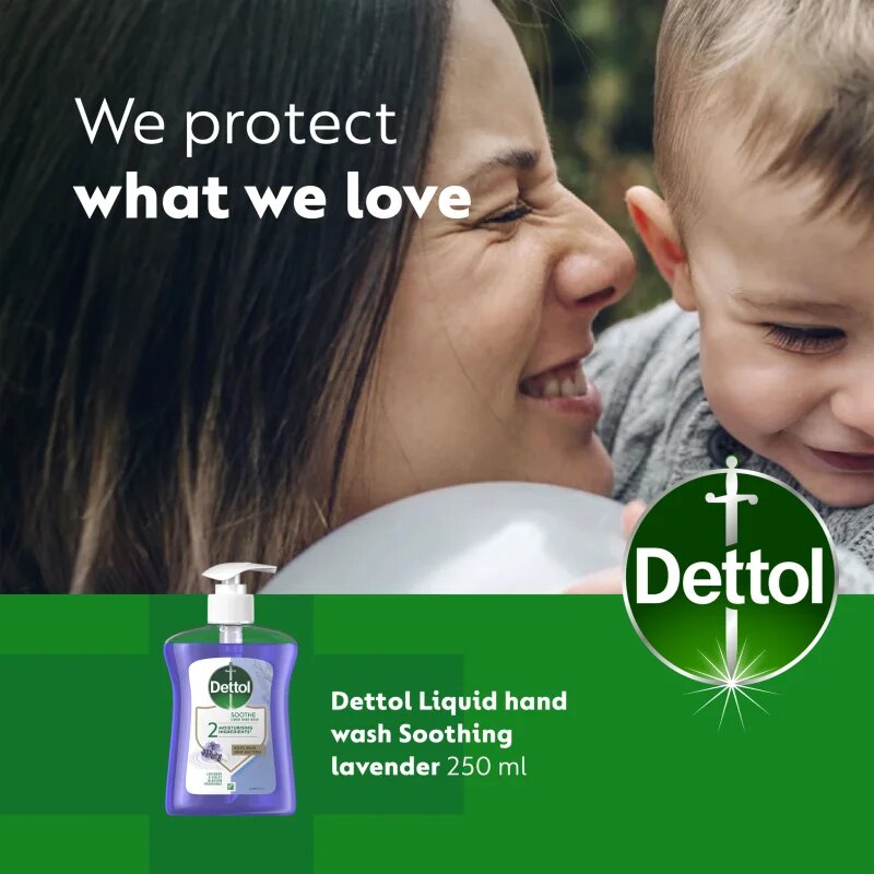 Dettol Soft on Skin Lavender tekuté mýdlo na ruce 250 ml