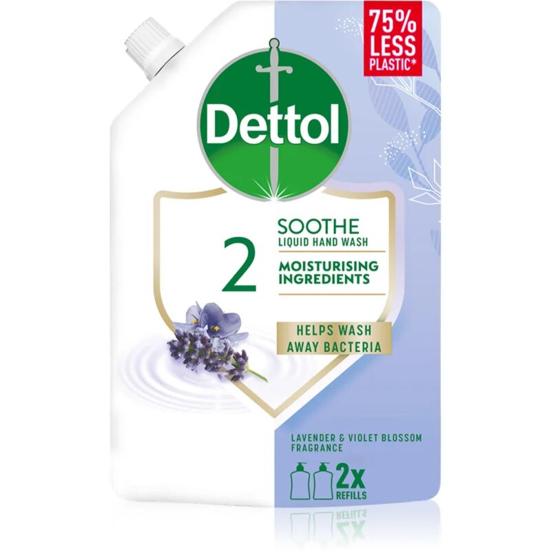 Dettol Soft on Skin Lavender tekuté mýdlo – náhradní náplň 500 ml