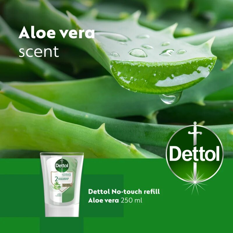 Dettol Soft on Skin Set náplň do bezdotykového dávkovače mýdla výhodné balení Aloe Vera