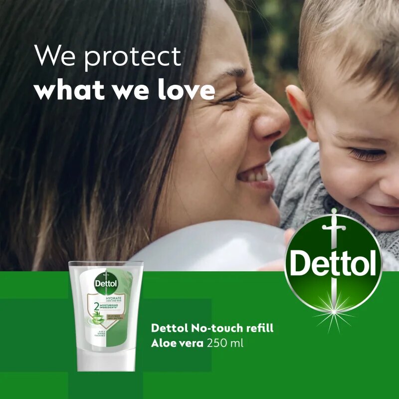 Dettol Soft on Skin Set náplň do bezdotykového dávkovače mýdla výhodné balení Aloe Vera