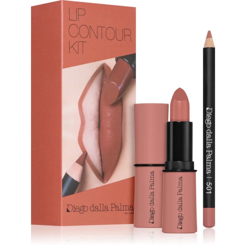 Diego dalla Palma Lip Contour Kit sada na rty odstín 501 NUDE 5.1 g