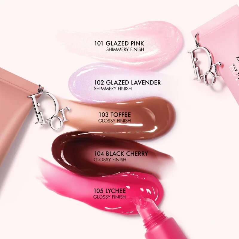 DIOR Addict Lip Glow Butter pečující lesk na rty s ceramidy a peptidy odstín 104 Black Cherry 10 ml