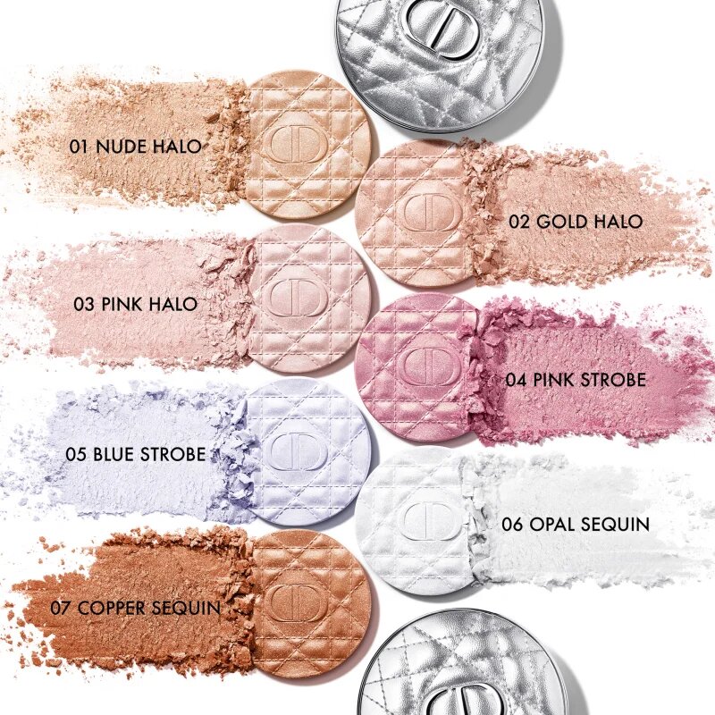 DIOR Forever Glow Luminizer rozjasňovač s kyselinou hyaluronovou odstín 06 Opal Sequin 6 g