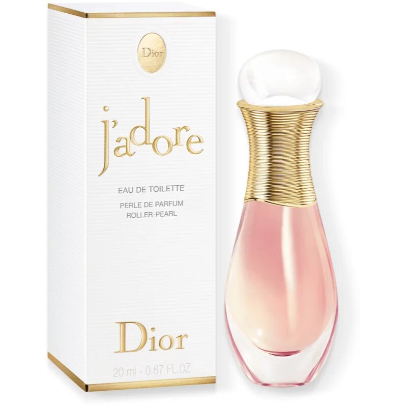 DIOR J'adore Roller-Pearl toaletní voda roll-on pro ženy 20 ml