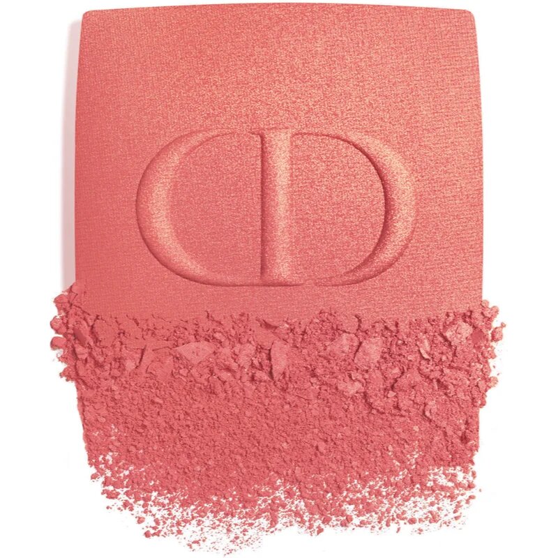 DIOR Rouge Blush kompaktní tvářenka se štětcem a zrcátkem odstín 219 Rose Montaigne (Shimmer) 6.7 g