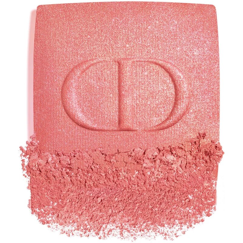 DIOR Rouge Blush kompaktní tvářenka se štětcem a zrcátkem odstín 601 Hologlam (Holo) 6.7 g