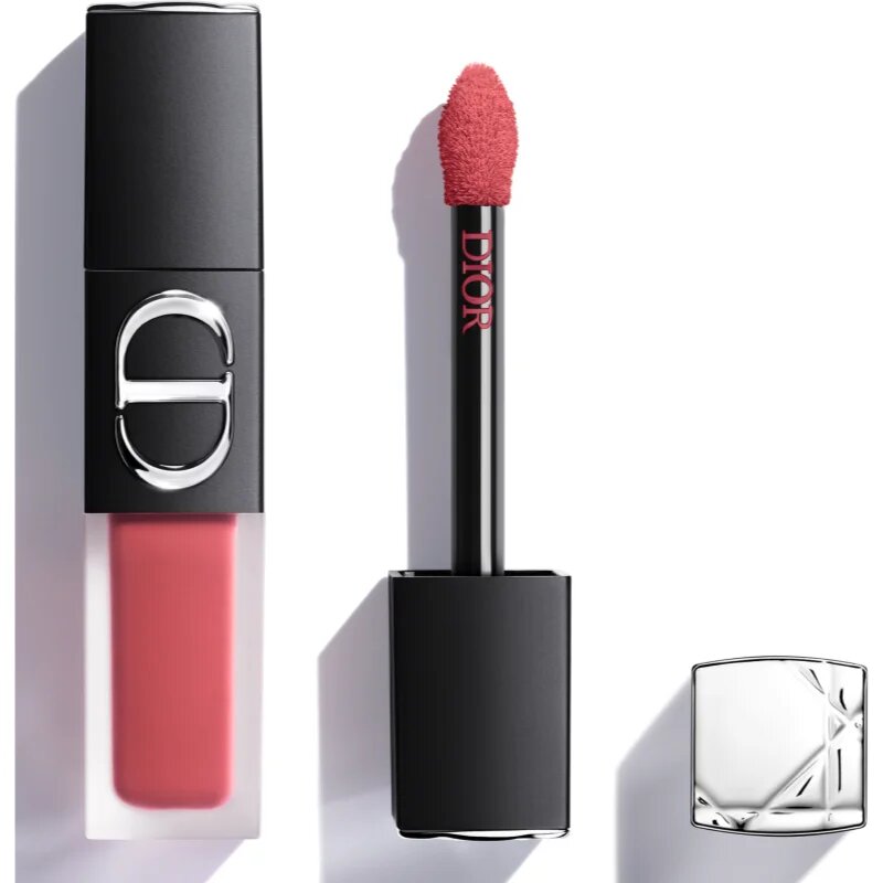 DIOR Rouge On Stage Ink Blur Matte Neobtiskující se tekutá rtěnka – Vyhlazující matný finiš odstín 458 Pink Charisma 6 ml