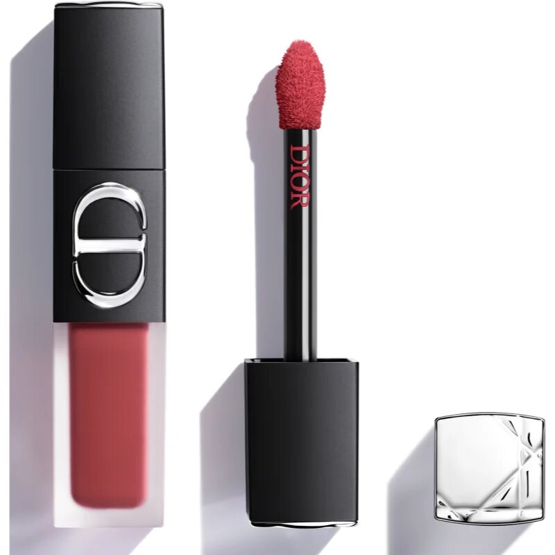 DIOR Rouge On Stage Ink Blur Matte Neobtiskující se tekutá rtěnka – Vyhlazující matný finiš odstín 558 Rosewood Star 6 ml