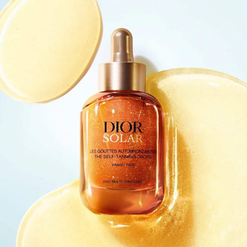DIOR Solar Self Tanning Drops Samoopalovací kapky na obličej a krk 30 ml