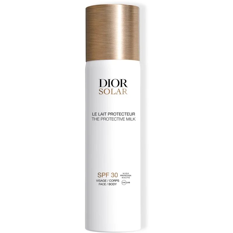 DIOR Solar The Protective Milk opalovací mléko na obličej a tělo ve spreji SPF 30 125 ml