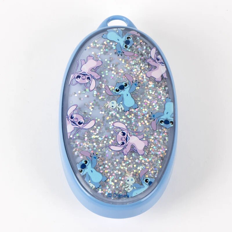 Disney Stitch Detangler Hair Brush kartáč na vlasy se třpytkami 1 ks