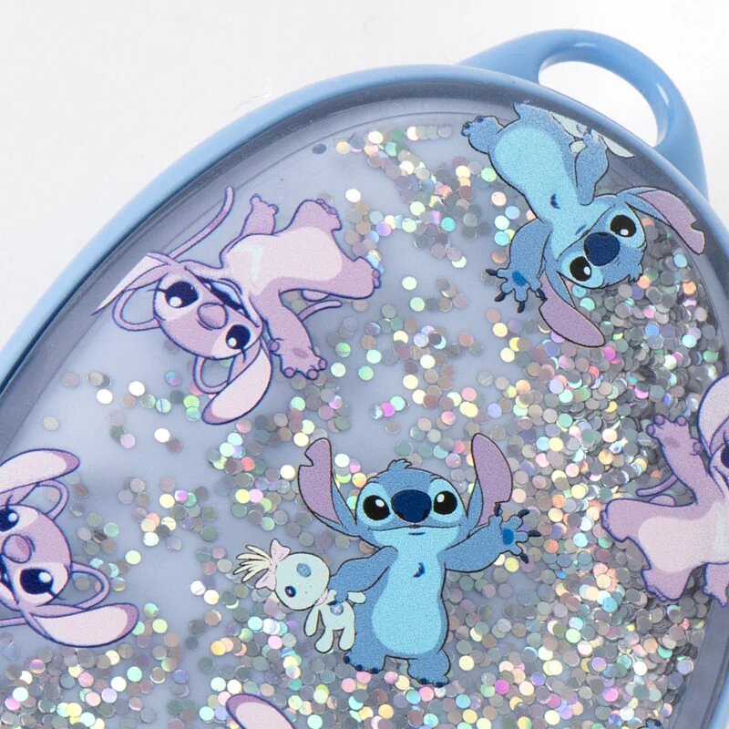 Disney Stitch Detangler Hair Brush kartáč na vlasy se třpytkami 1 ks