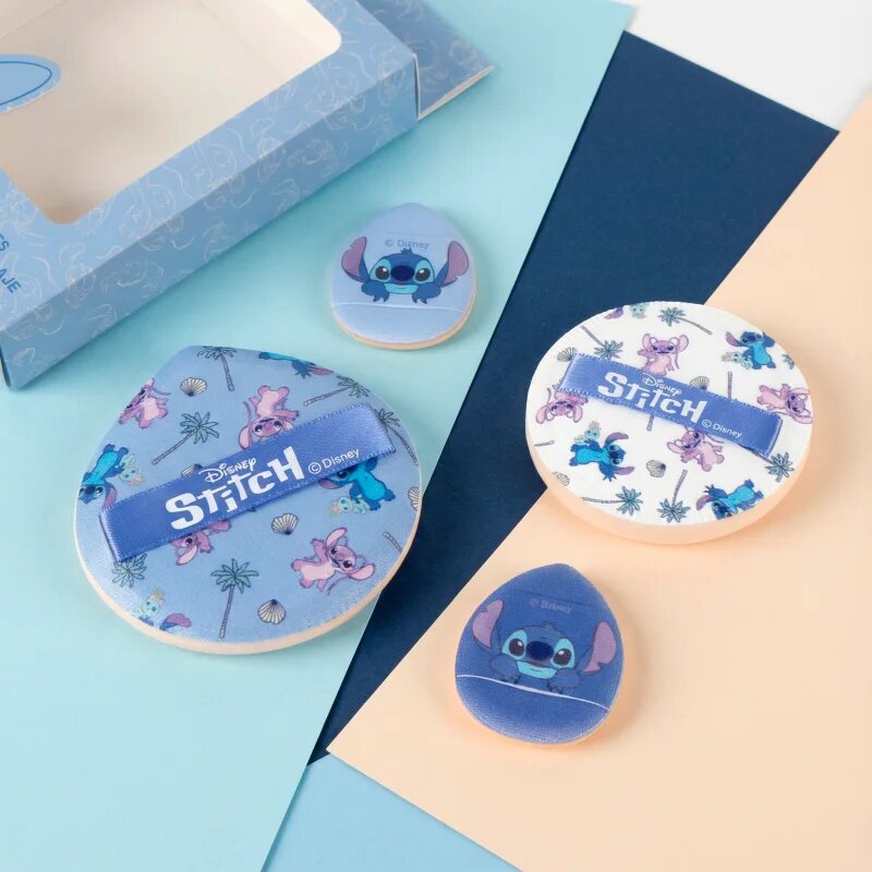 Disney Stitch Make-up Powder Puffs sada houbiček na make-up 4 ks