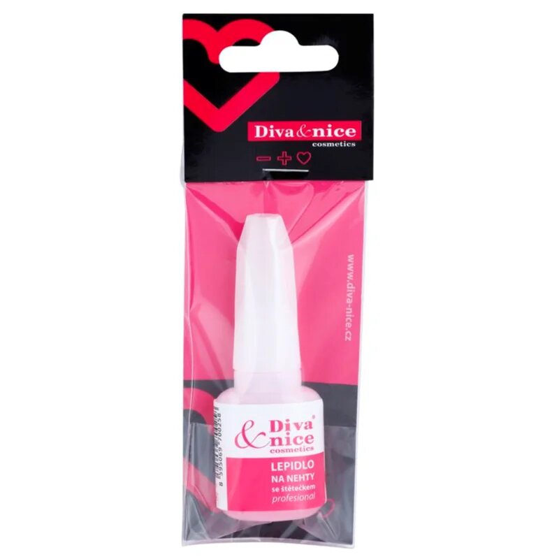Diva & Nice Cosmetics Accessories Nails lepidlo na nehty se štětečkem 7 g