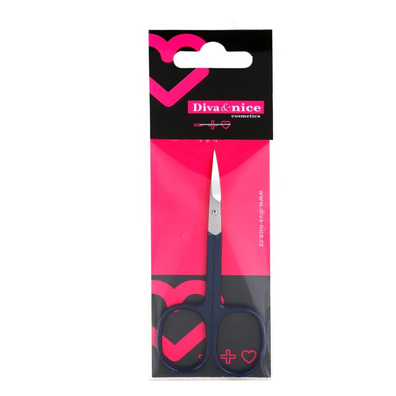 Diva & Nice Cosmetics Accessories Nails nůžky na nehty Dark Blue 1 ks