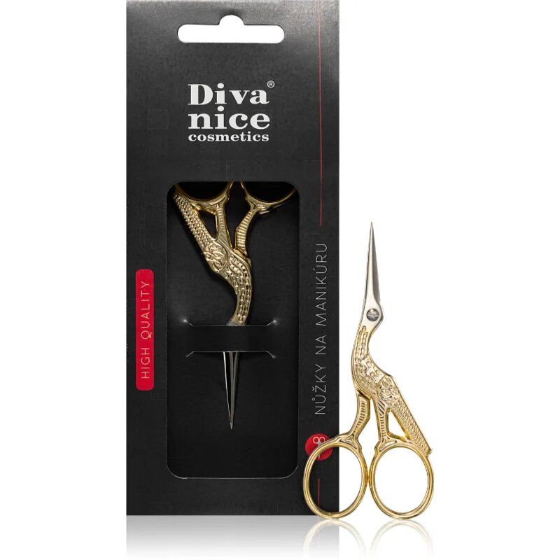 Diva & Nice Cosmetics Accessories Stork nůžky na nehty 1 ks