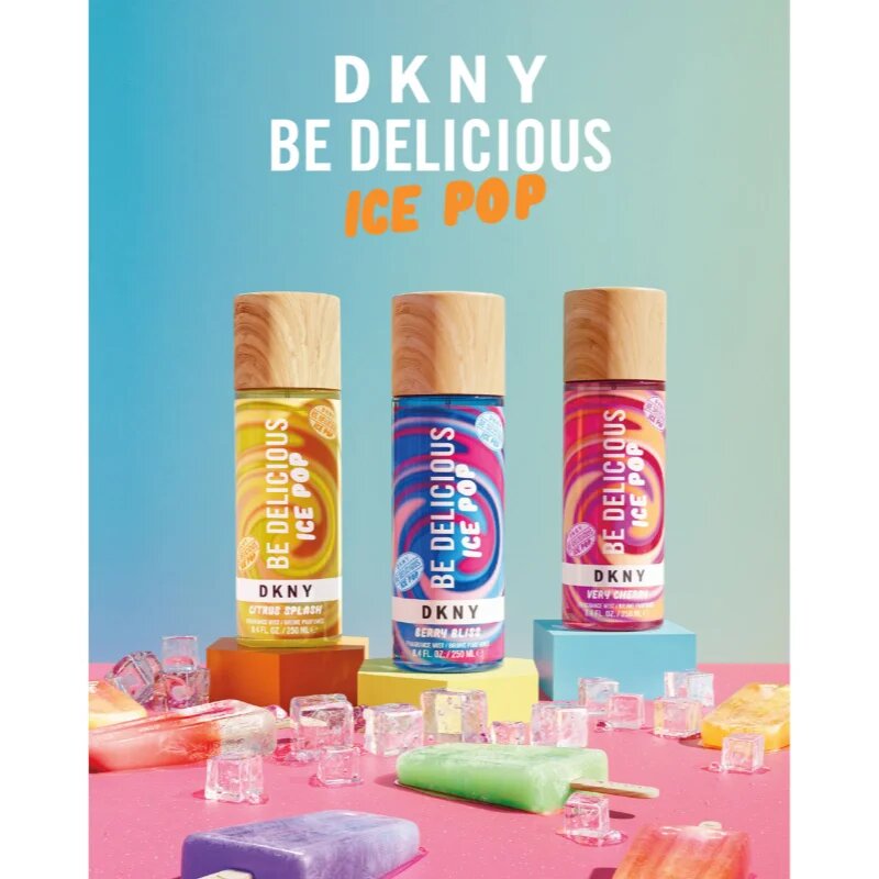 DKNY Be Delicious Ice Pop Very Cherry parfémovaný tělový sprej pro ženy 250 ml