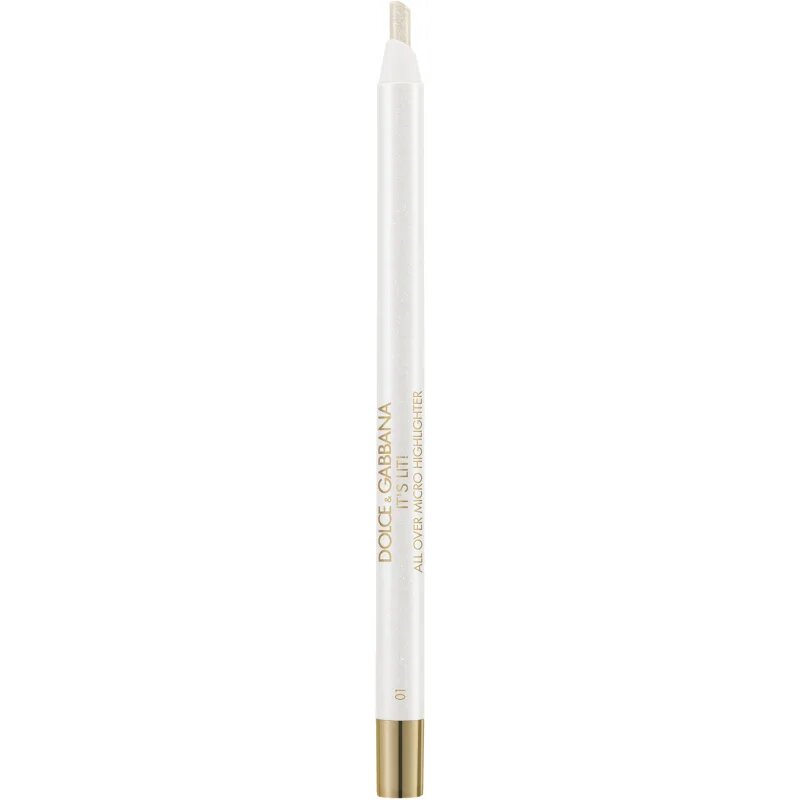 Dolce&Gabbana Bold It's Lit! tuhý krémový rozjasňovač v tužce odstín 01 North Star - Shimmering Platinum 0.35 g