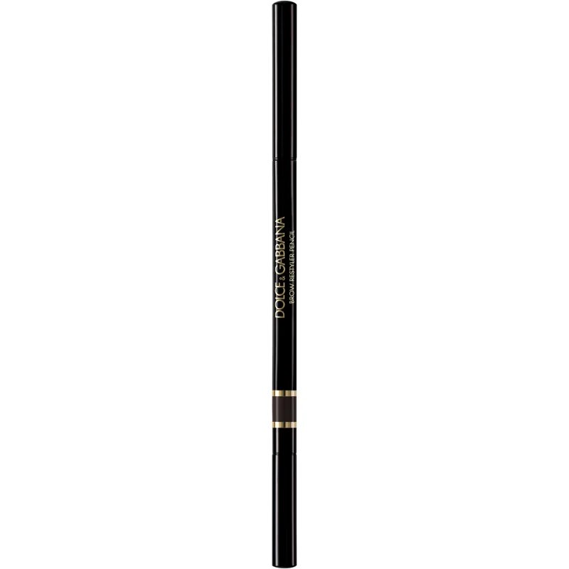Dolce&Gabbana Classic Brow Restyler Pencil tužka na obočí s kartáčkem odstín 06 Naturally Black - Warm Black Brown 0.09 g