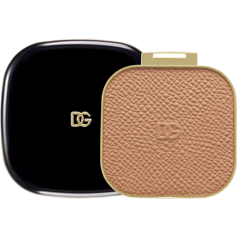 Dolce&Gabbana Classic Face&Eyes Match bronzer – náhradní náplň odstín 02 Light Medium - Warm Neutral-toned Dark Beige 14 g