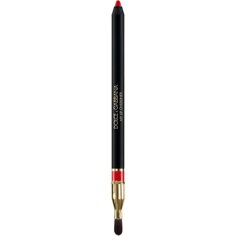 Dolce&Gabbana Classic My Lip Overliner tužka na rty se štětečkem odstín 08 My Devotion Red - Pink Toned Red 1.2 g