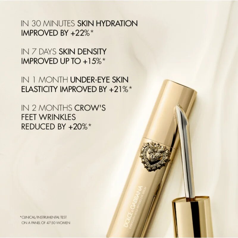 Dolce&Gabbana Ever-Youth Gold Peptides Eye Serum omlazující oční sérum 10 ml