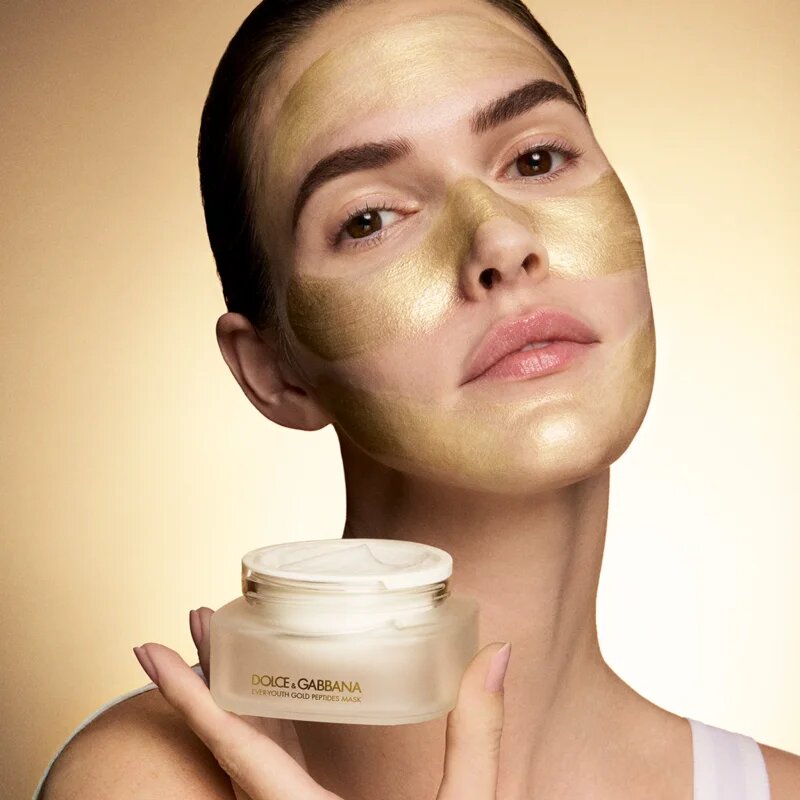 Dolce&Gabbana Ever-Youth Gold Peptides Mask vyhlazující pleťová maska 50 ml
