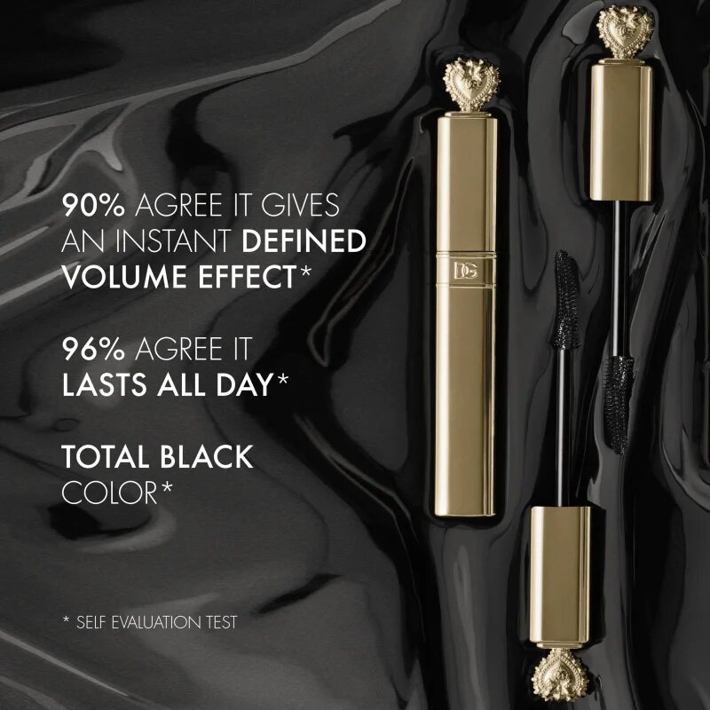 Dolce&Gabbana Flawless Everfull Hi-Definition Mascara objemová a prodlužující řasenka odstín 01 Total Black - True Jet Black 8 ml