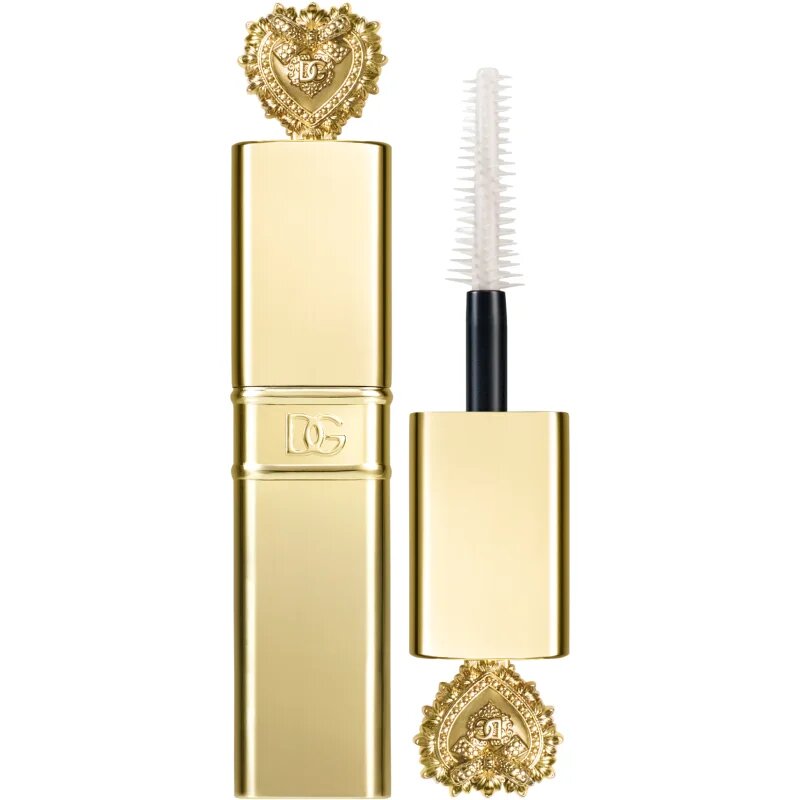 Dolce&Gabbana Flawless Everfull XL Mascara Mini mini řasenka pro prodloužení a zvětšení objemu řas odstín 01 Total Black - True jet black 3 ml