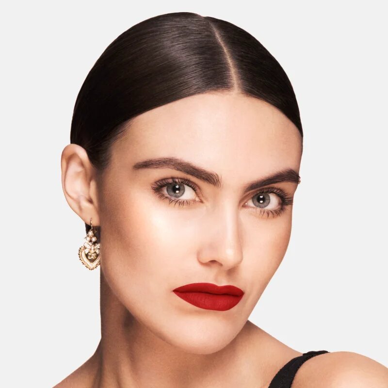 Dolce&Gabbana Flawless Everkiss Liquid Lip lehká tekutá matná rtěnka odstín AUDACITY 410 5 ml