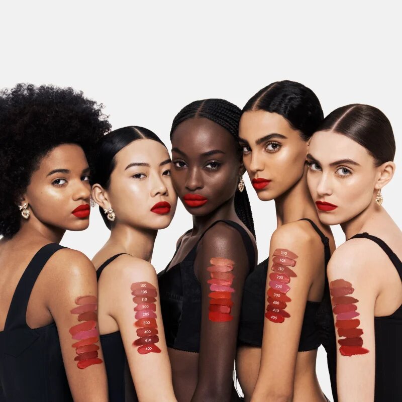 Dolce&Gabbana Flawless Everkiss Liquid Lip lehká tekutá matná rtěnka odstín AUDACITY 410 5 ml