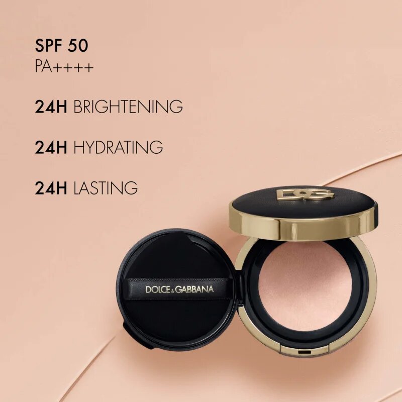 Dolce&Gabbana Fresh Rose Glow Cushion Refill rozjasňující a hydratační make-up – náhradní náplň odstín 5W 15 g