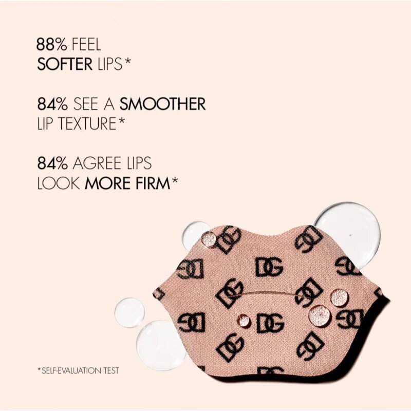 Dolce&Gabbana Fresh Skin Nouri-Kiss Petal Lip Patches hydrogelová maska na rty s vyživujícím účinkem 5x2.1 g