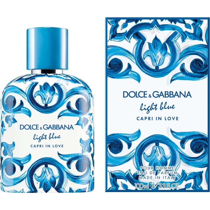 Dolce&Gabbana Light Blue Capri In Love Pour Homme Eau de Parfum parfémovaná voda pro muže 100 ml