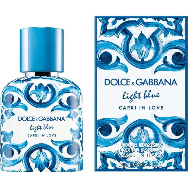 Dolce&Gabbana Light Blue Capri In Love Pour Homme Eau de Parfum parfémovaná voda pro muže 50 ml