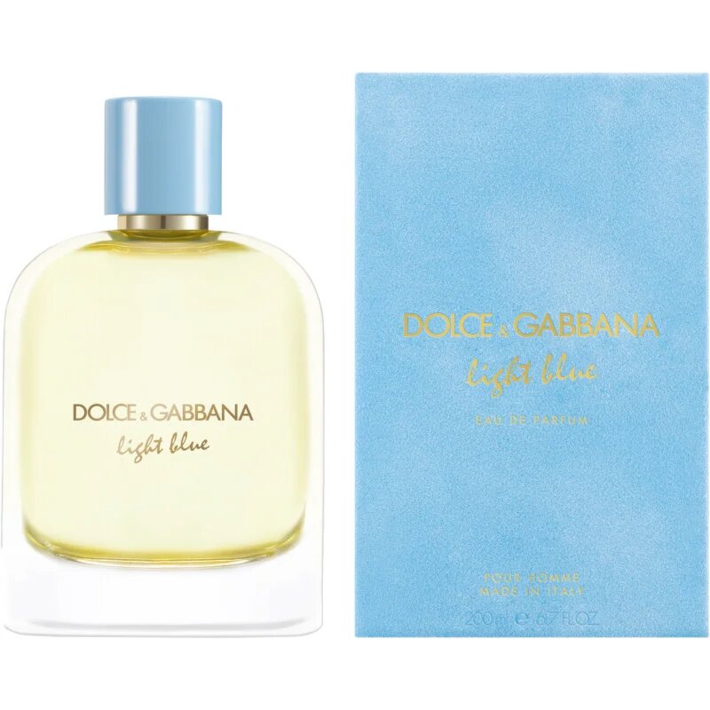 Dolce&Gabbana Light Blue Pour Homme Eau de Parfum parfémovaná voda pro muže 200 ml